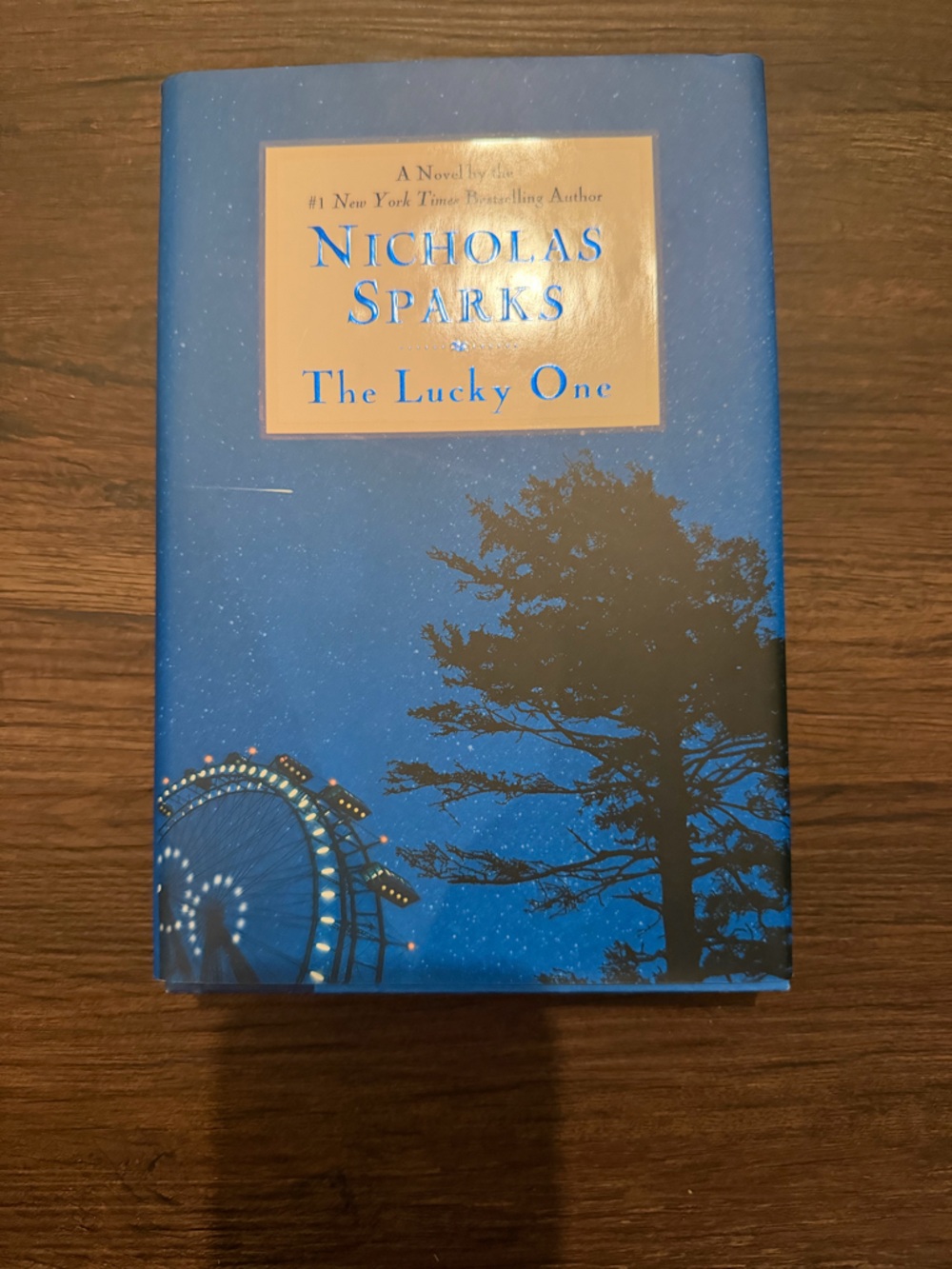 The Lucky One by Sparks - Blue Hardcover Book